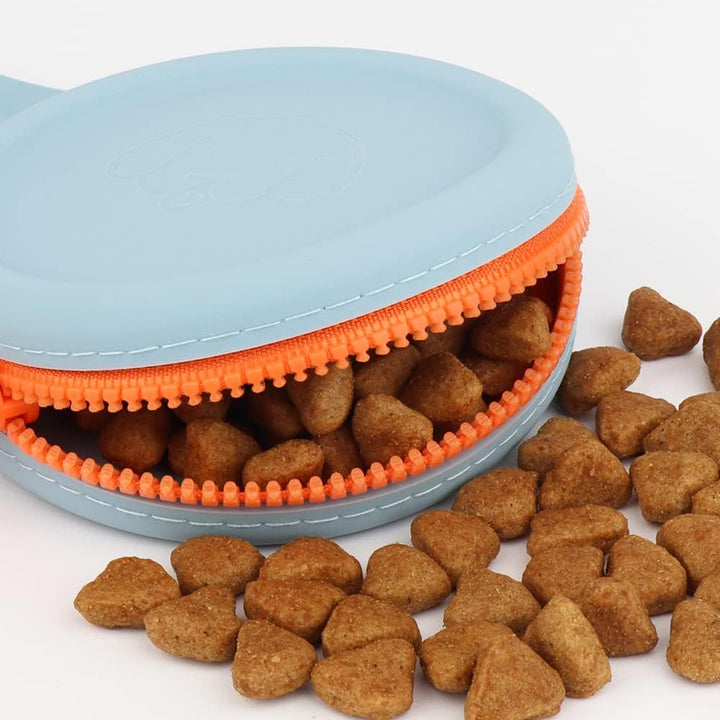 Leckerli-Tasche aus Silikon,2 Stück,Futtertasche für Hundetraining,Hundezubehör,Taschengrösse,leicht