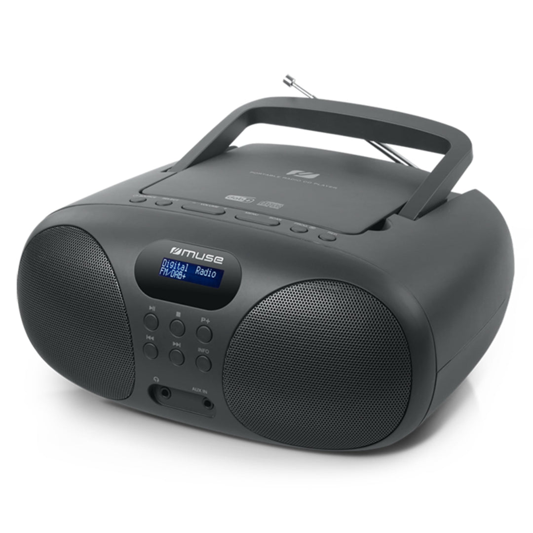 Muse MD-208DB-Radio/CD DAB+, MD208DB schwarz, schwarz