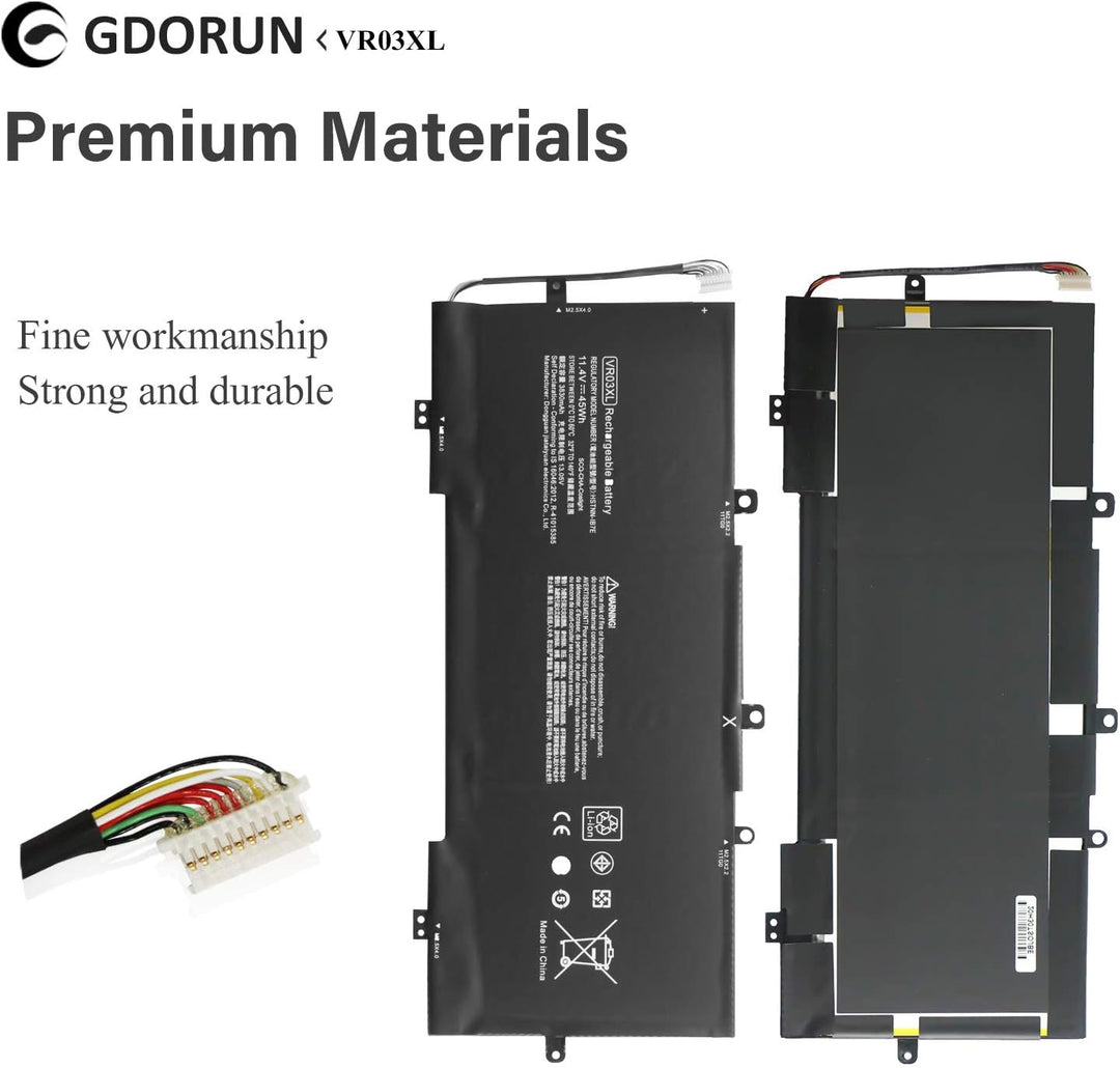 GDORUN 45Wh VR03XL Laptop Akku für HP Envy 13-D D061SA D040WM D010NR D040NR D099NR D044TU D008NA D00