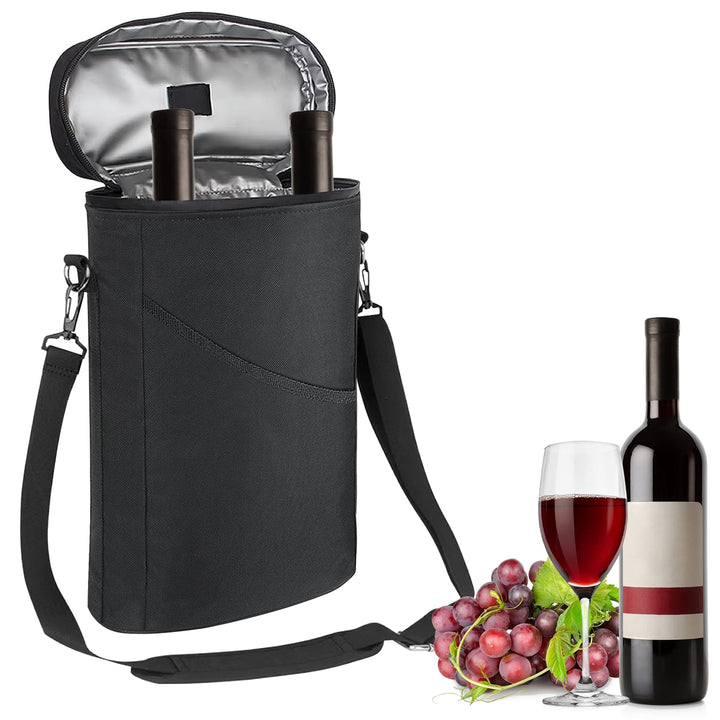 Isolierter Weintasche, Flaschentasche, Kühltasche, Weinkühler Tasche, Isolierte Weinkühltasche, Trag