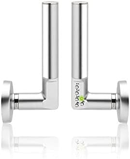 ASSA ABLOY digitaler Türbeschlag Code Handle DIN Rechts - Zimmertürbeschlag mit PIN-Code - Silber