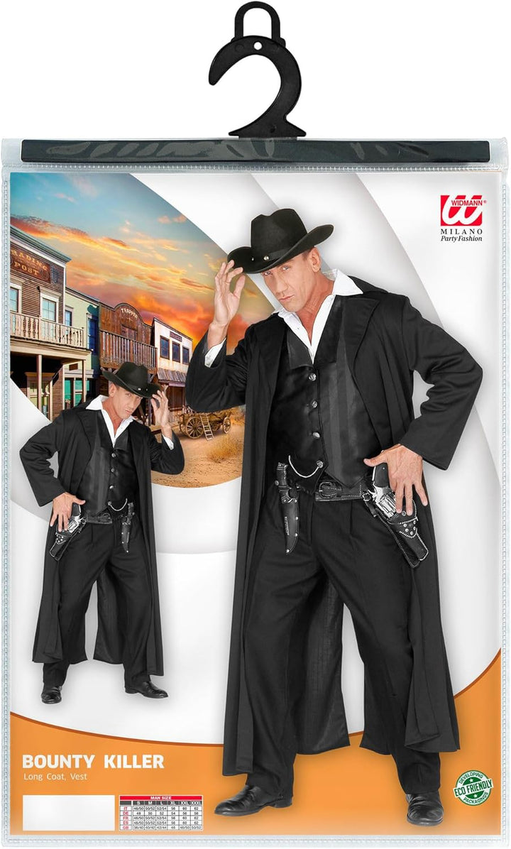 "BOUNTY KILLER" (long coat, vest) - (S), S