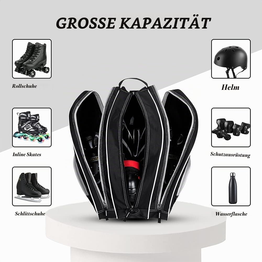 Inliner Tasche, Skischuhtasche Kinder, Rollschuhe Tasche, Tasche für Inliner, Eislauf Inliner Tasche