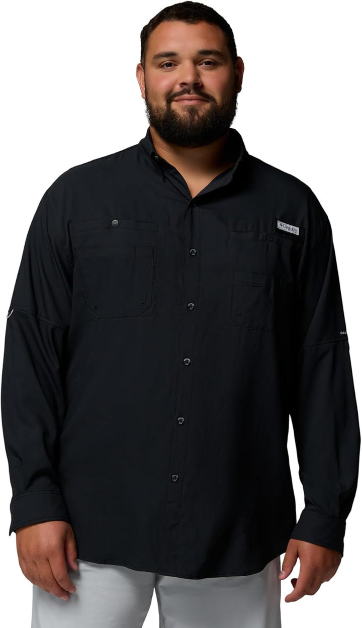 Columbia Herren Tamiami Ii Long Sleeve Shirt Langarmshirt S Schwarz, S Schwarz