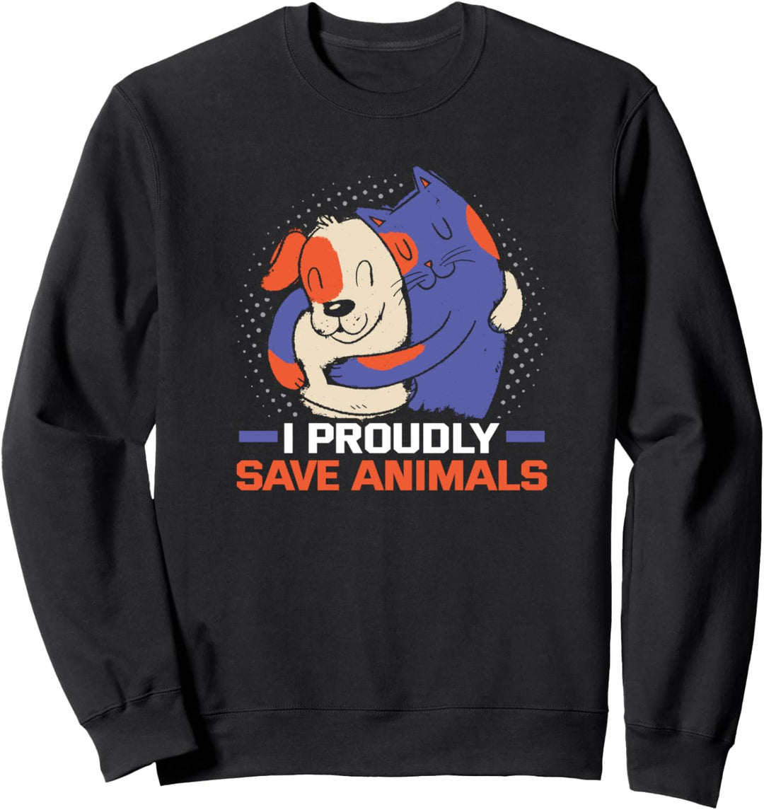 Tierschutz Design für Tierrechte und Tierschützer Sweatshirt