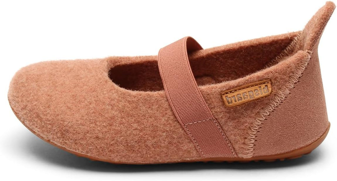 Bisgaard Mädchen Wool Ballet Flat 24 EU Rose, 24 EU Rose