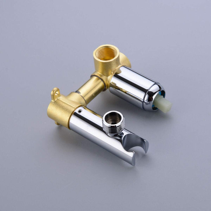 trustmi Messing verdeckter Hot und kalten Bidet Spritze Wasserhahn Kit, chrom