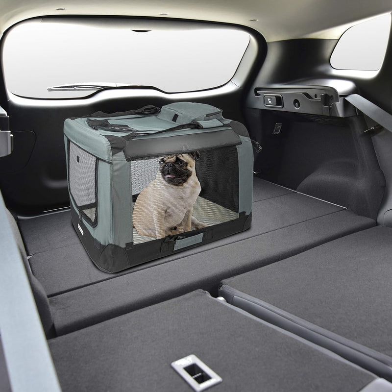 ONVAYA® Faltbare Transportbox für Hunde & Katzen | M | Faltbare Hundebox oder Katzenbox für Auto & Z