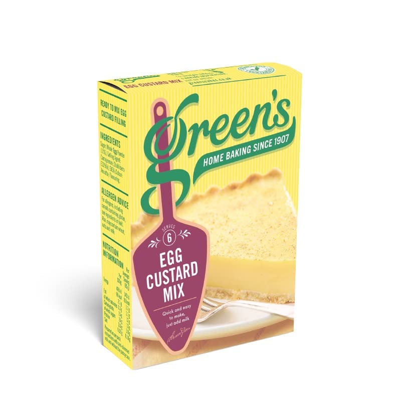 Green Egg Custard Füllung Mix (54g) - Packung mit 6
