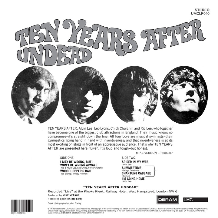 Undead, Vinyl