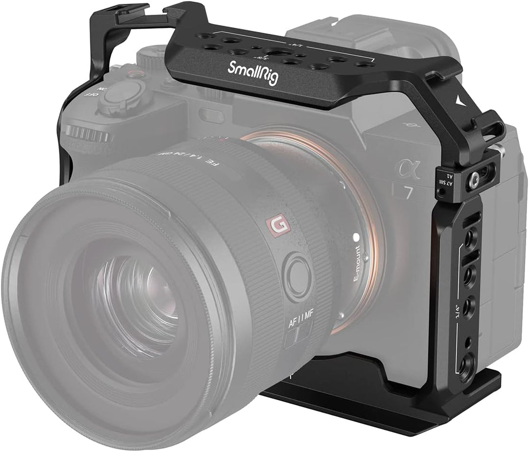 (Aktualisierte Version) SMALLRIG Full Cage Käfig für Sony Alpha 7R V/Alpha 7 IV/Alpha 7S III/Alpha 1