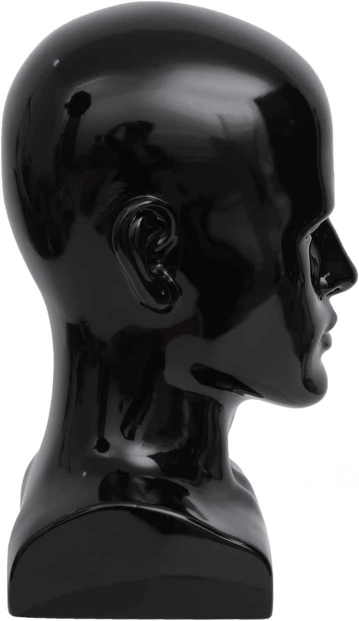 Mannequin Head Male Professional Cosmetology Manikin Head for Display Headset, Headphone, Game Conso