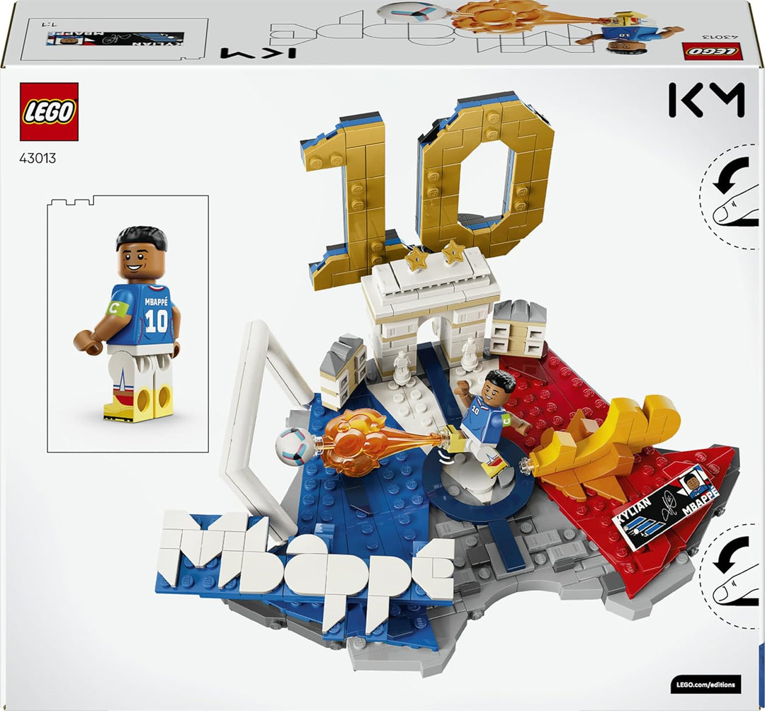 LEGO Editions Kylian Mbappé – Fussball-Highlights Spielzeug - 3D Modellbau mit Minifigur zum Sammeln