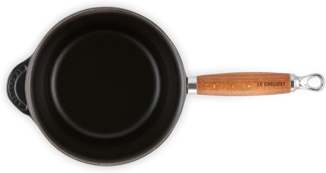 Le Creuset PROFITOPF MIT HOLZGRIFF 18 CM SCHWARZ