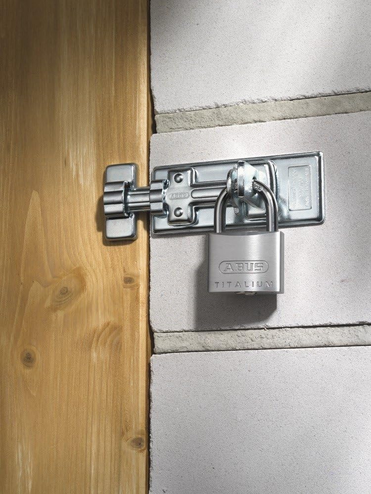 ABUS 54TI/50 54 Lock Tag Vorhängeschloss Vorhangschloss, silber 50 mm Standardbügel, 50 mm Standardb