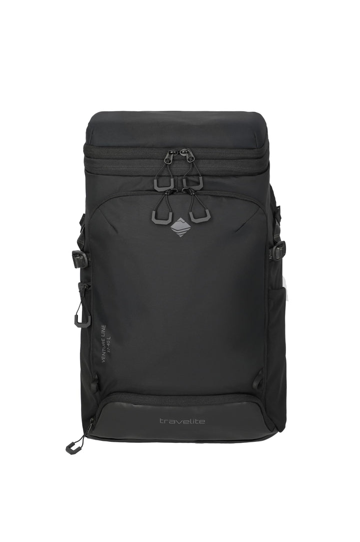 Travelite Rucksack VENTURE LINE XL, 33x53x20 cm, 37 L erweiterbar, robustes Nylon, Laptopfach 15,6 Z