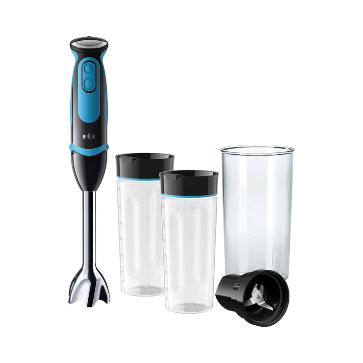 Braun Stabmixer MultiQuick 5 Vario Fit MQ 5252 BKBL - Pürierstab mit Edelstahl Mixfuss und Blend & G