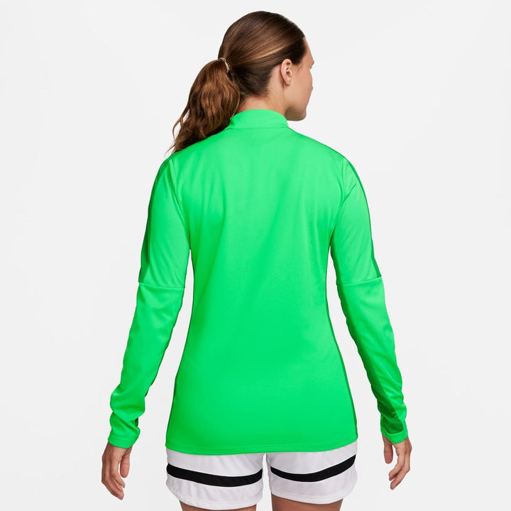 Nike Damen Dri-fit Academy Jacke, Weiss, Rundhalsausschnitt, Langarm, Slim, Atmungsaktiv, Leicht, Po