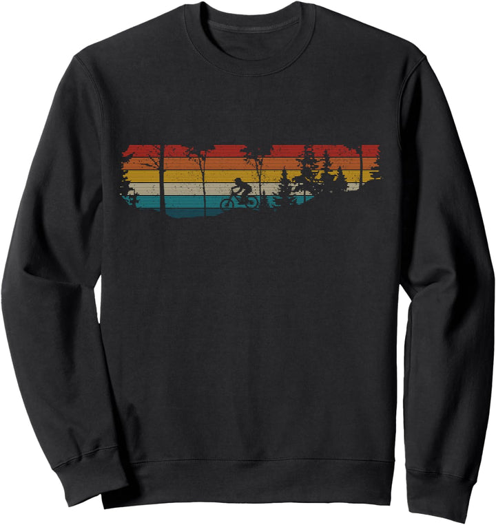 Mountainbike MTB Downhill Biking Vintage Retro Biker Sweatshirt