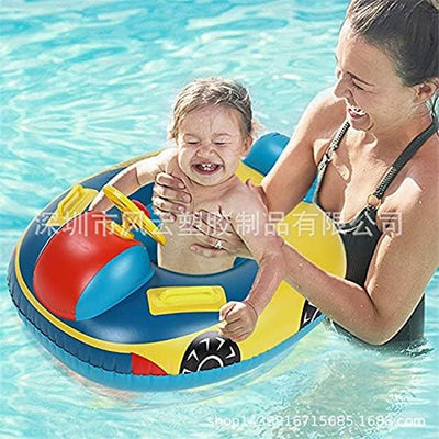 Niedlich Baby Schwimmring Aufblasbarer, Baby Auto Schwimmen Schwimmtrainer mit Lenkrad, Schwimmbad K