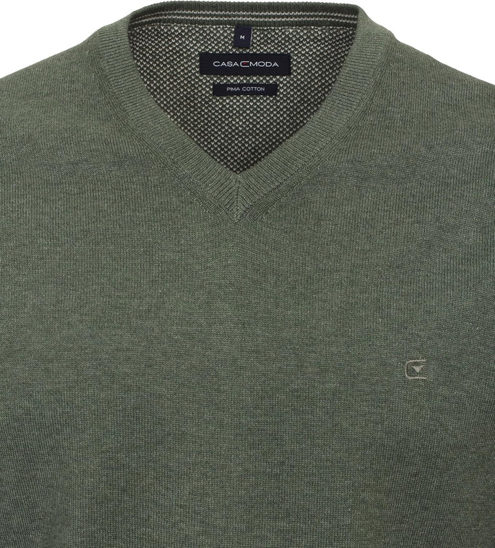 Casamoda Herren Pullover Pullover XL Dunkelgrün, XL Dunkelgrün