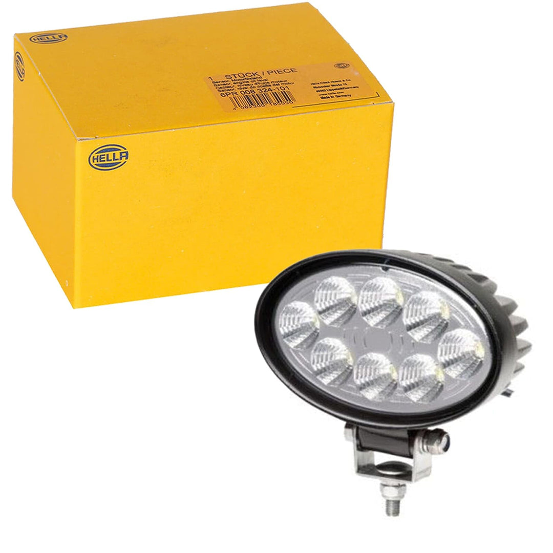 HELLA - LED-Arbeitsscheinwerfer - Valuefit O1200 - 24/12V - 1200lm - Anbau/geschraubt - schwenkbarer