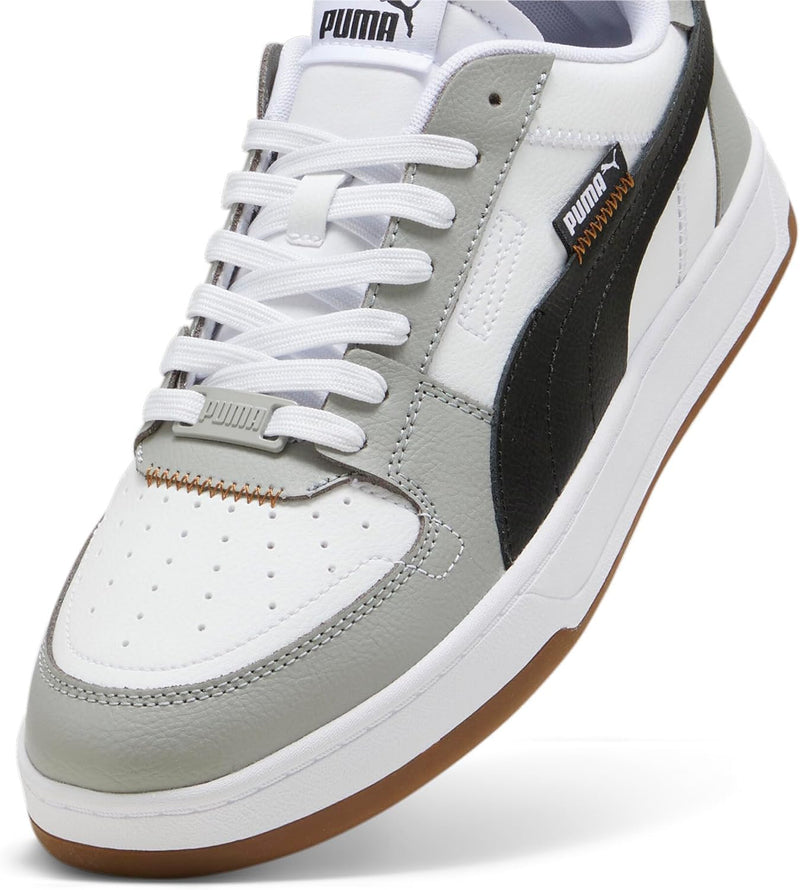 PUMA Unisex Caven 2.0 WIP Sneaker 37 EU Puma White Puma Black Smokey Gray, 37 EU Puma White Puma Bla