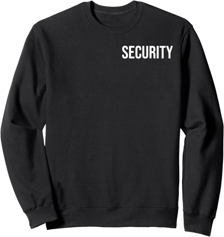 Sicherheit Wachdienst Ausrüstung Security Sweatshirt
