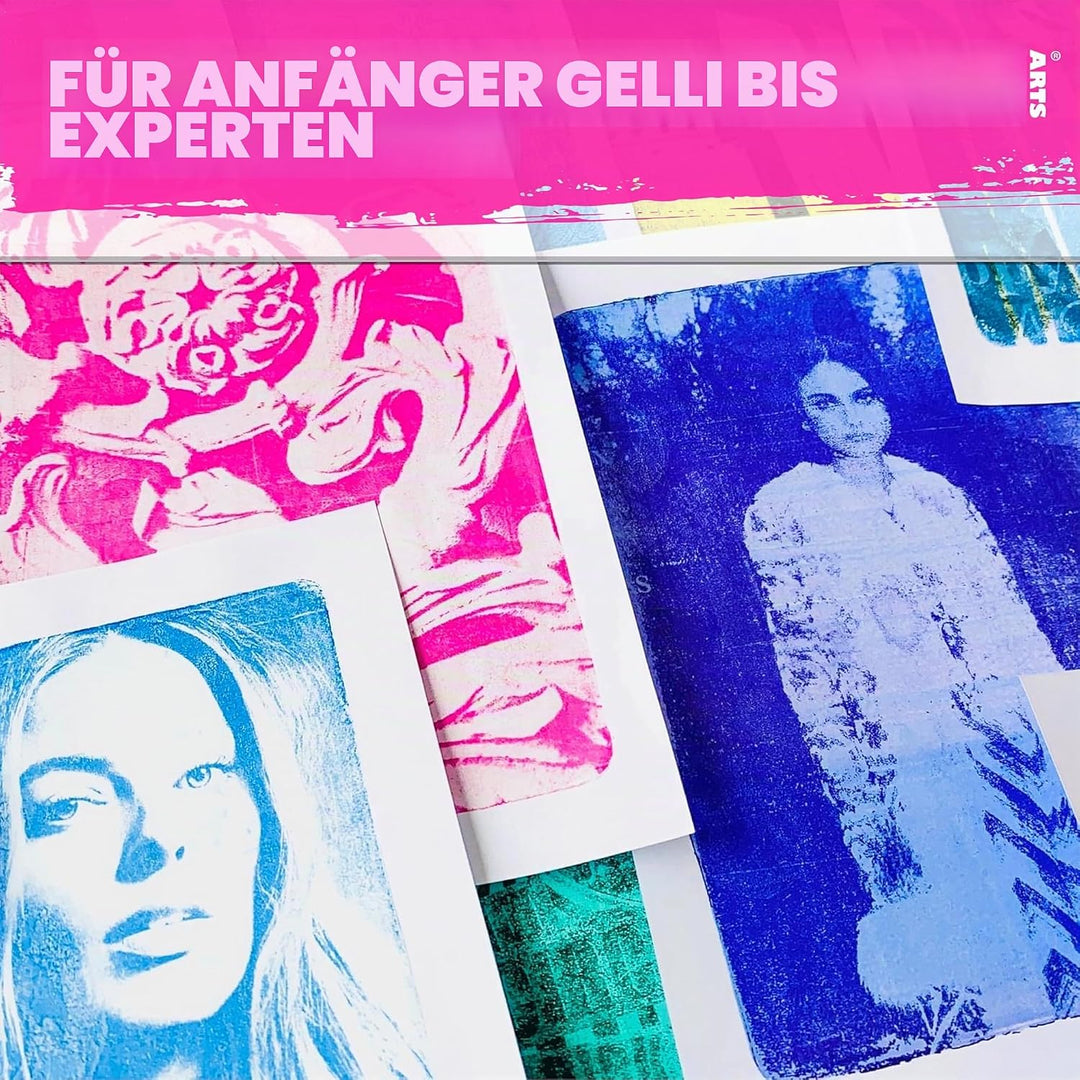 Gelli Arts GL12x14 Druck Teller 12 x 14 Zoll, Synthetic Material, druchsichtig, 30.48 x 35.56 cm 12