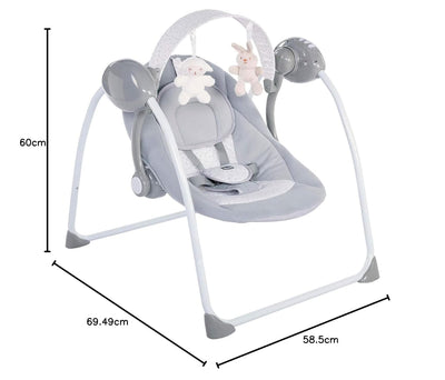 Chicco Relax & Play Elektronische Babywippe ab 0 Monaten bis 9 kg,Verstellbare Wippe und Babyschauke