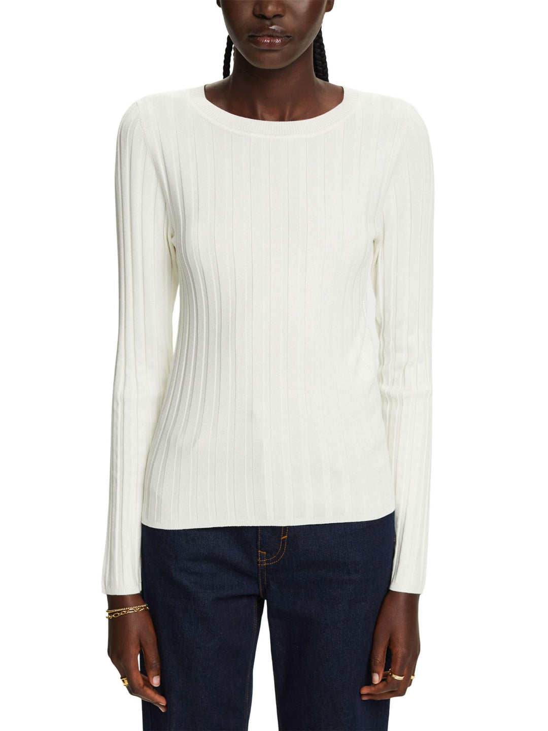 ESPRIT Damen Pullover XL 110/Off White, XL 110/Off White