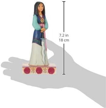 Enesco 6002823 Disney Traditions by Jim Shore Princess Passion Mulan Figur, 18,4 cm, Mehrfarbig , 7.