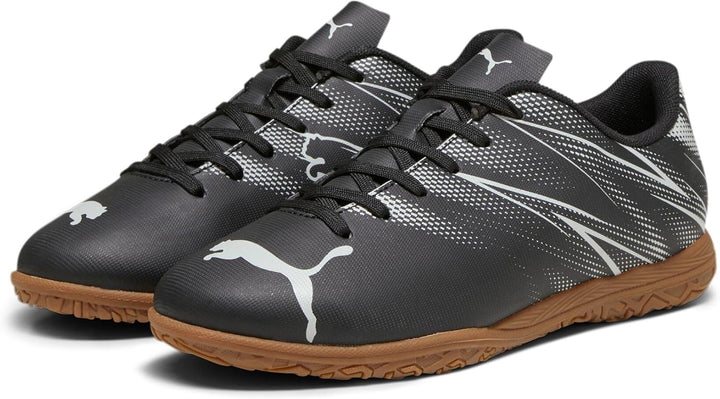 Puma Unisex Kinder Attacanto Turf Training Soccer CleatsSneaker 29 EU Puma Black Silver Mist, 29 EU