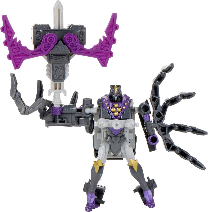Transformers CYBERWORLD Airachnid Cyber Changers mit Panzerung Action-Figur (10 cm), schneller Wechs