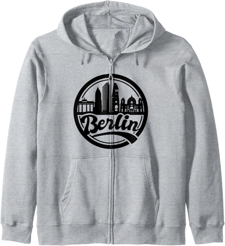 Berlin Skyline Berliner Geschenk Kapuzenjacke