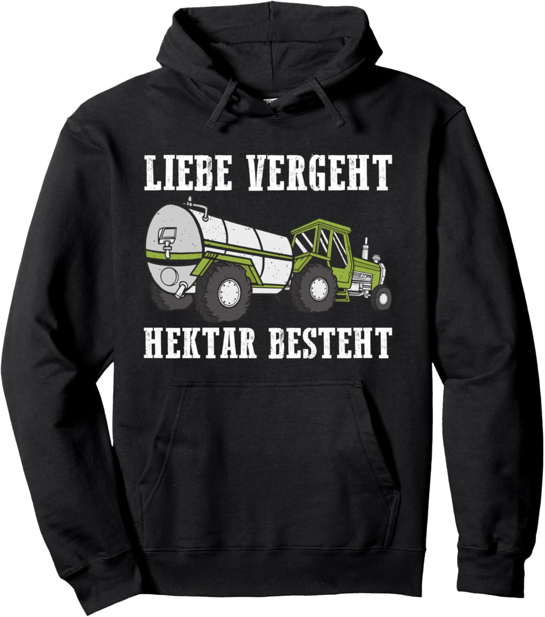Liebe vergeht Hektar besteht Pullover Hoodie
