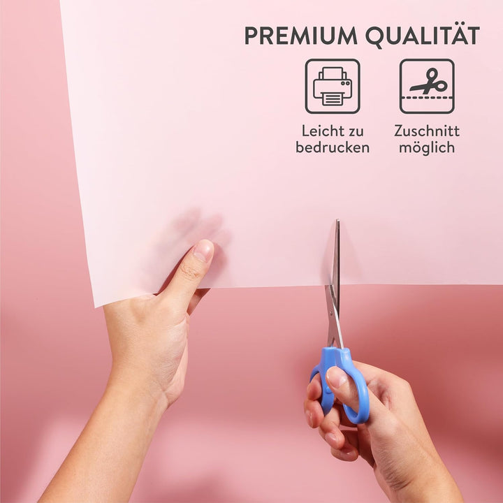 Tritart Transparentpapier Bedruckbar Weiss DIN A4 | 300 Blatt 100g/qm | Papier Transparent A4 - 300