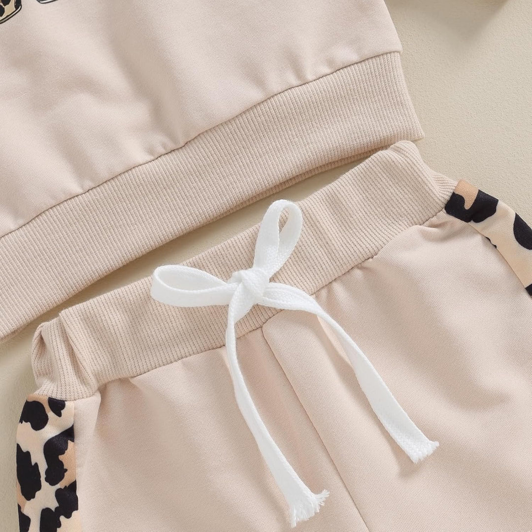 Baby Mädchen Kleidung Sweatshirt Mama's Mini + Lange Hose Zweiteiler Babykleidung Set Kleinkind Outf