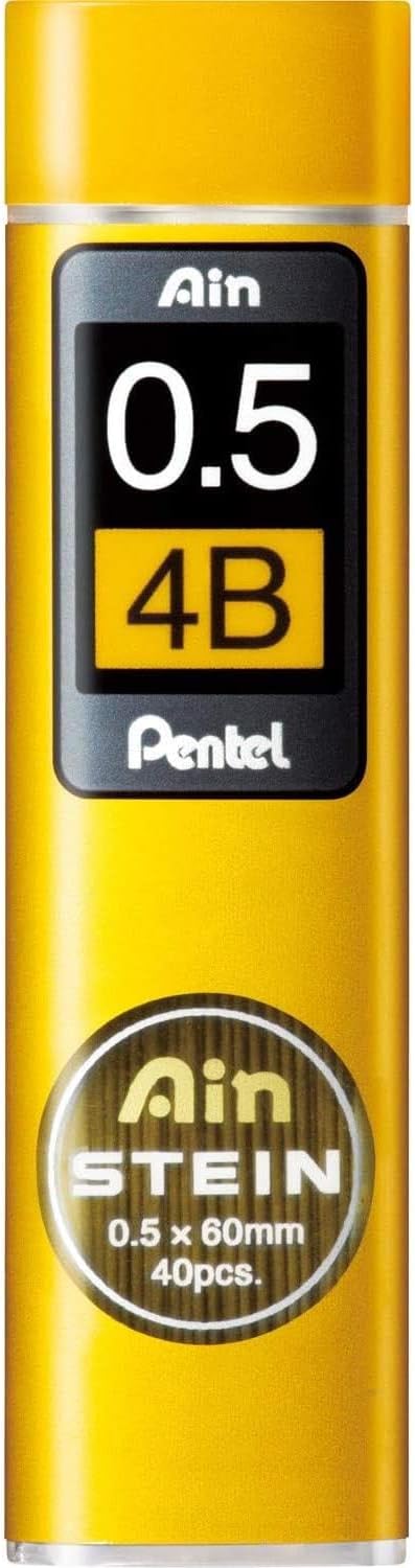 PENTEL AIN STEIN C275 40 Minen, 0,5 mm, Härtegrad 4B, 6 Stück