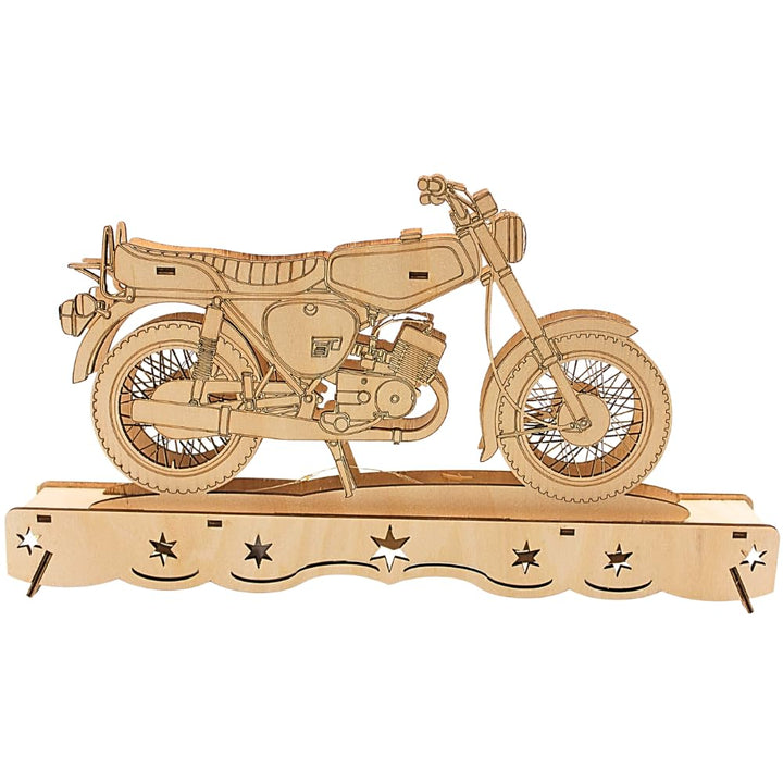 Ostalgie Moped Schwippbogen, DDR - Moped Schwibbogen, Lichterbogen Ostalgie, Schwibbogen DDR-Fahrzeu