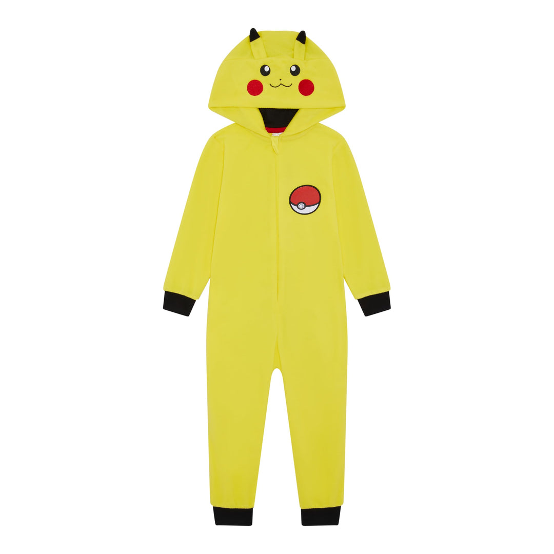 Pokemon-Einteiler mit Kapuze für Jungen oder Mädchen, Evoli, Gengar, Glumanda, Pikachu, Relaxo, Schi