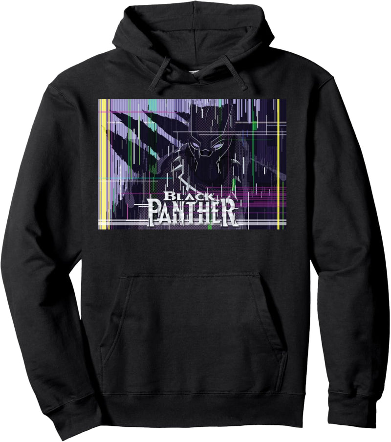 Marvel Black Panther Glitched Poster Pullover Hoodie