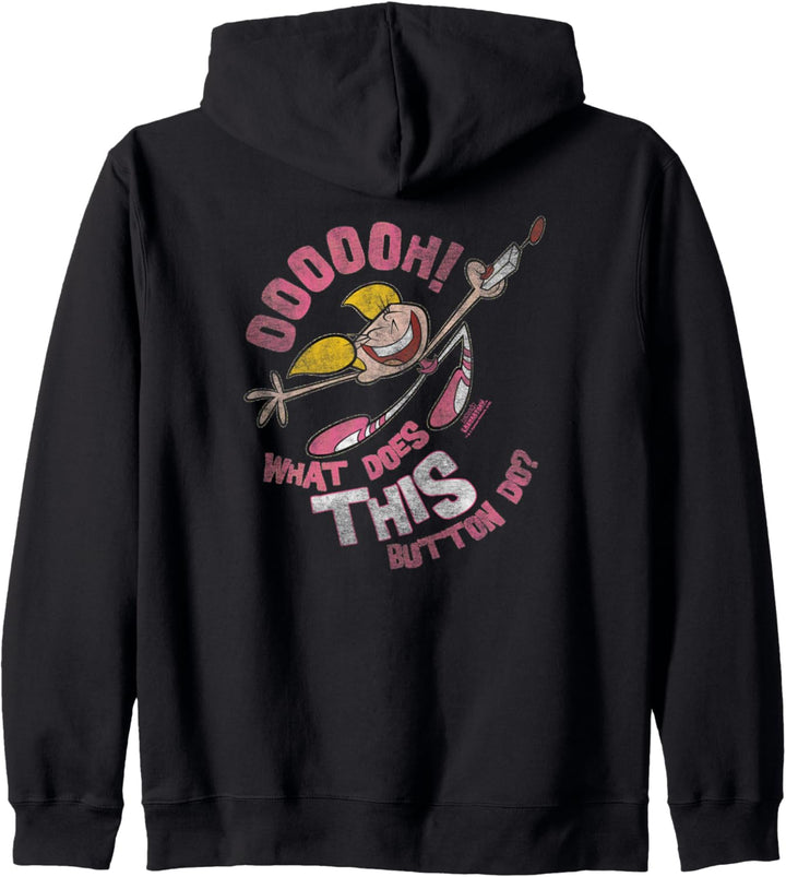 Dexter's Laboratory Dee Dee Button Kapuzenjacke