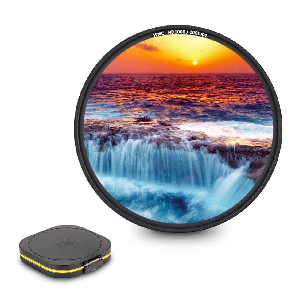 JJC 82 mm ND1000 ND Filter 10-Stop Neutral Graufilter für Canon EF 24-70 mm f/2.8L II EF 16-35 mm f/