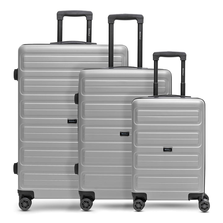REDOLZ Hartschalen Koffer-Set 3-teilig | Leichte Reise-Trolleys aus hochwertigem, robustem ABS Mater