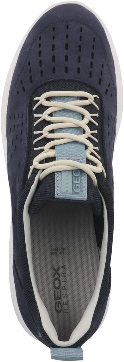 Geox Mädchen D Spherica Sneaker 40 EU Navy, 40 EU Navy
