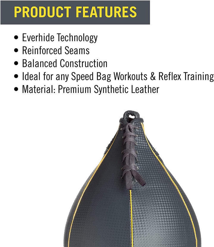 Everlast Everhide Speed Bag 9X6, 9X6