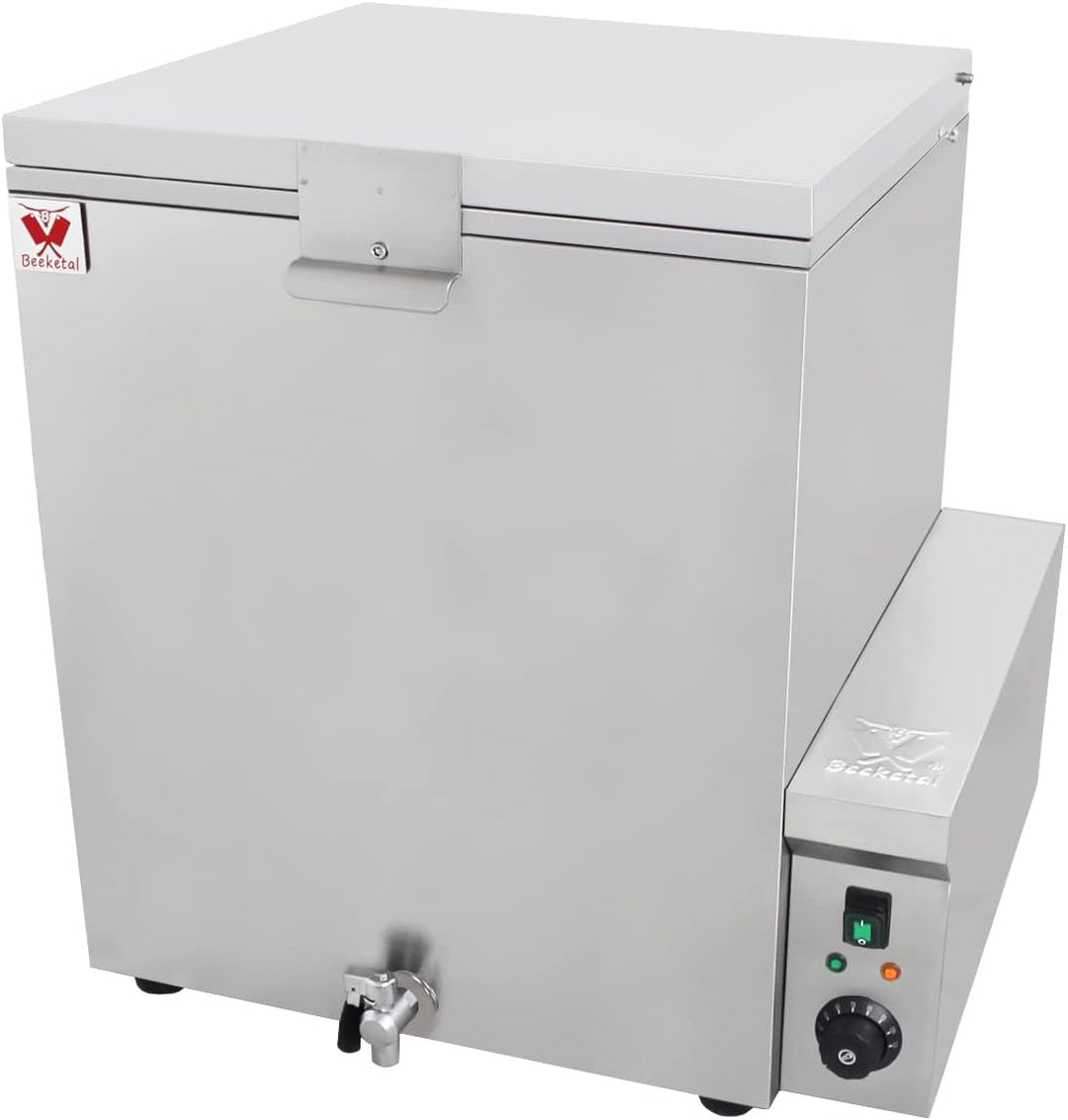 Beeketal 'GBA120' Profi Gastro Geflügel Brühautomat aus Edelstahl mit 120 Liter Kapazität, Brühkesse
