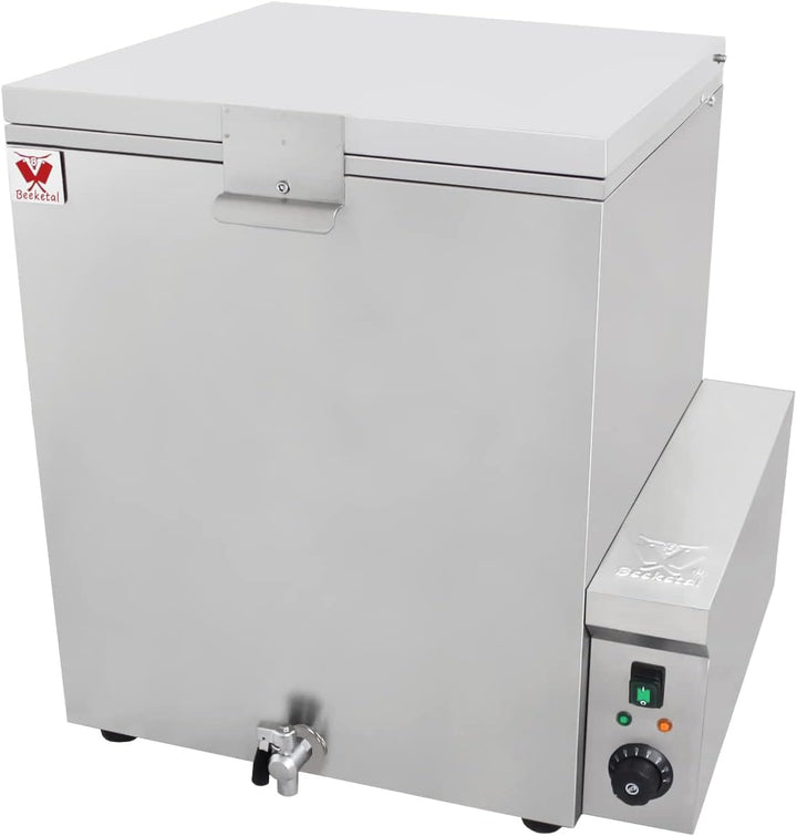 Beeketal 'GBA120' Profi Gastro Geflügel Brühautomat aus Edelstahl mit 120 Liter Kapazität, Brühkesse