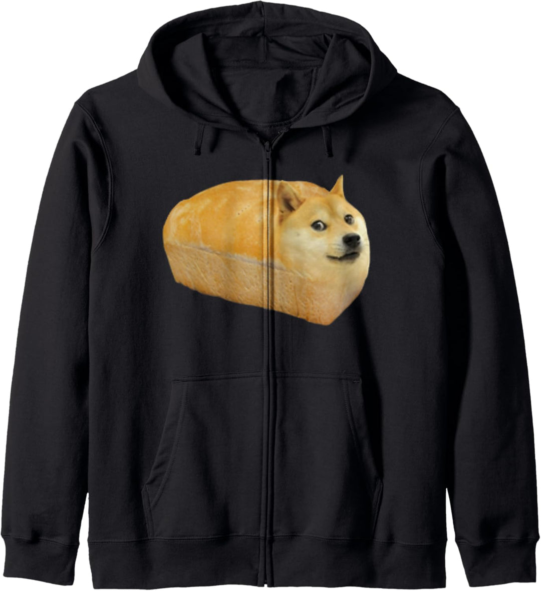 Funny Shiba Inu Doge Bread Meme Kapuzenjacke